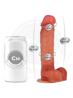Cock Miller - Dildo Iperrealistico Articolabile in Silicone 19,3 Cm