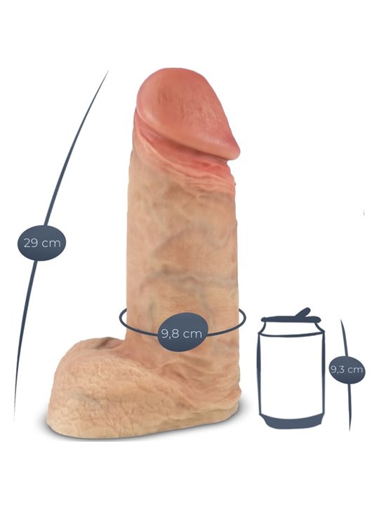 Silexd Mod 1 Xtreme - Realistic Silicone Penis 28 Cm