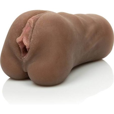 CalExotics Stroke It Pussy Brown - Masturbatore Maschile Vagina Realistica