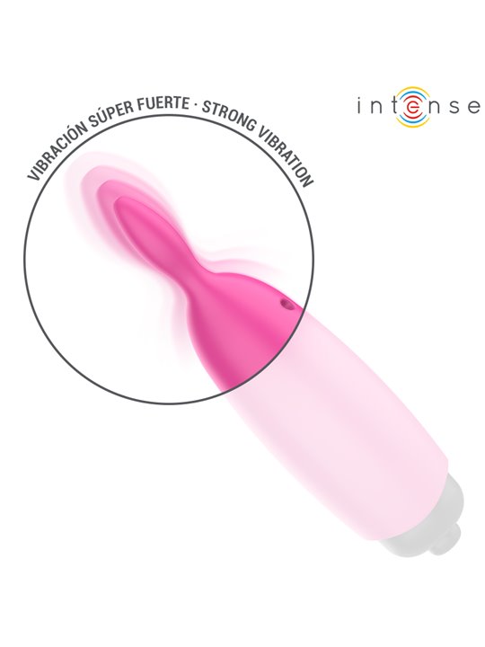 Intense Echo - Vibratore Bullet a Forma di Coniglio Rosa 8,3x2,4 Cm