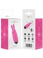 Intense Echo - Pink Rabbit-Shaped Bullet Vibrator 8.3x2.4 cm