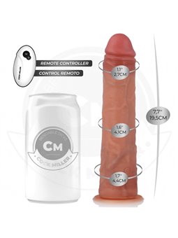 Cock Miller - Dildo Iperrealistico Up & Down con Telecomando 19,5 Cm