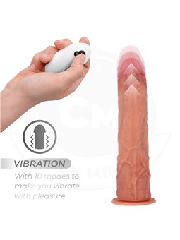 Cock Miller - Hyper-Realistic Up & Down Dildo with Remote Control 19.5 cm