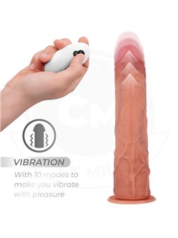 Cock Miller - Hyper-Realistic Up & Down Dildo with Remote Control 21.5 cm
