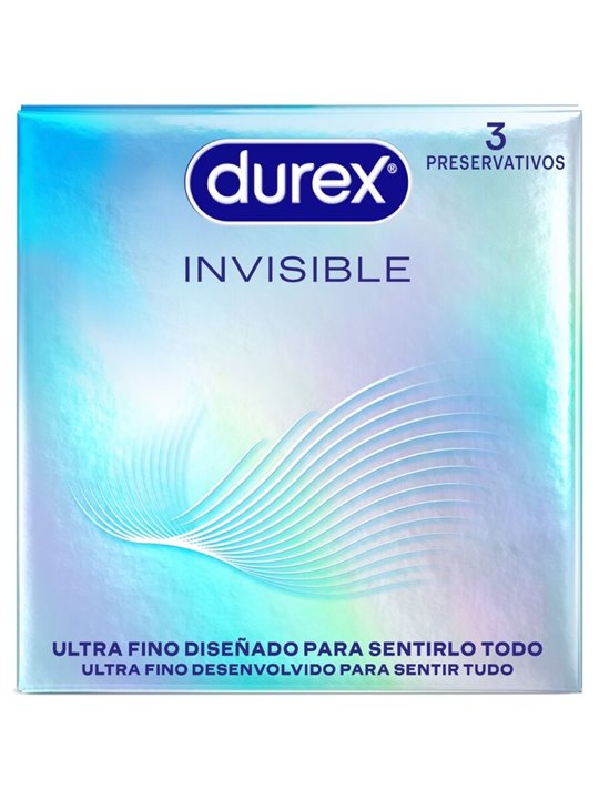 Durex Invisible - Ultra Thin Latex Condoms 3 Units