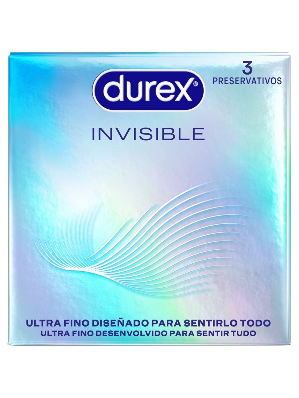 Durex Invisible - Ultra Thin Latex Condoms 3 Units