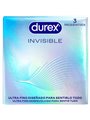 Durex Invisible - Ultra Thin Latex Condoms 3 Units