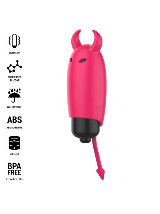 Intense Scarlet - Red Devil Vibrating Bullet 9.3x2.4 cm