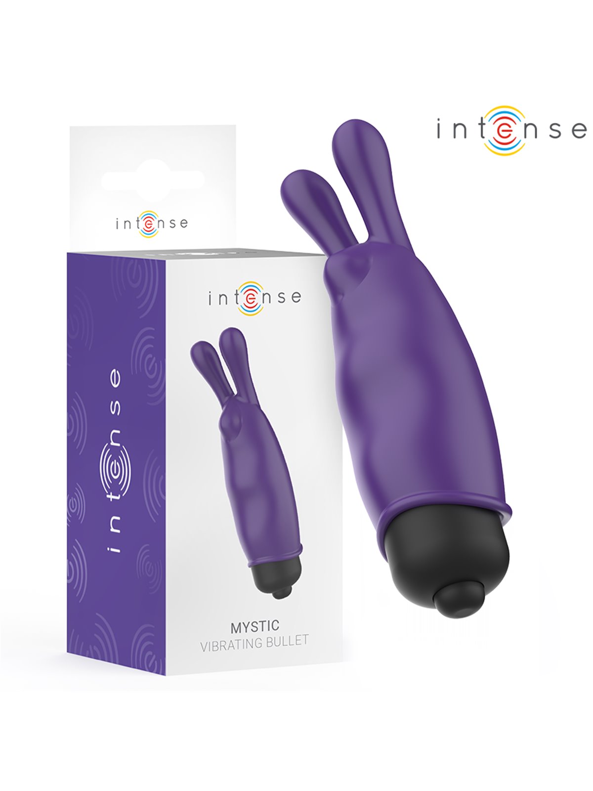 Intense Mystic - Purple Rabbit Vibrating Bullet 8.7x2.4 cm