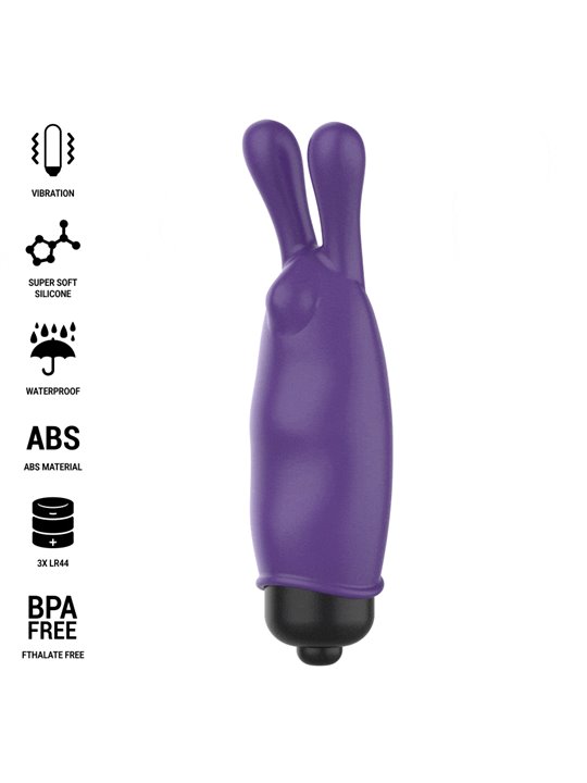 Intense Mystic - Purple Rabbit Vibrating Bullet 8.7x2.4 cm