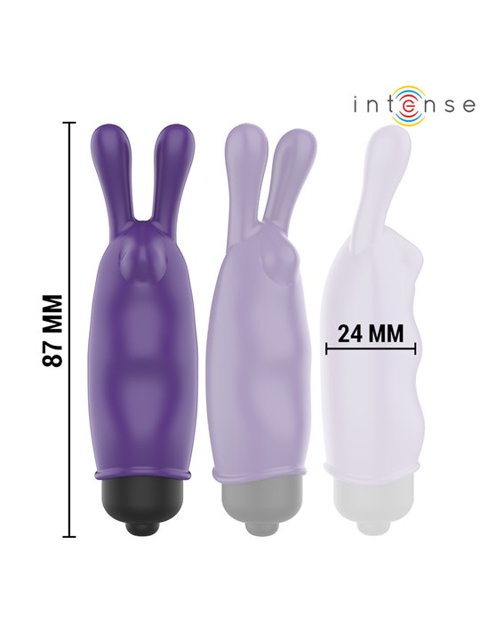 Intense Mystic - Purple Rabbit Vibrating Bullet 8.7x2.4 cm