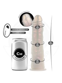 Cock Miller - Realistic Vibrator with Light and Remote Control 20.5 cm