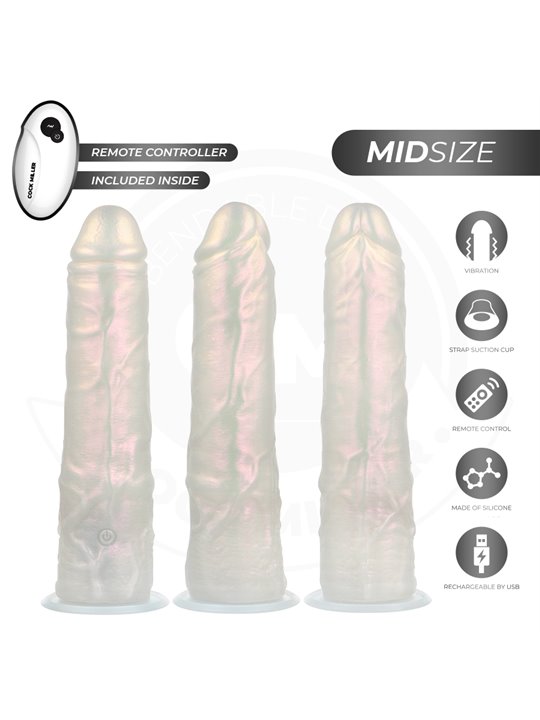 Cock Miller - Vibratore Realistico con Luce e Telecomando 20,5 Cm