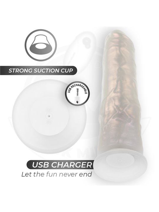 Cock Miller - Vibratore Realistico con Luce e Telecomando 20,5 Cm
