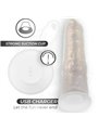 Cock Miller - Realistic Vibrator with Light and Remote Control 21.5 cm