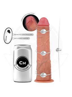 Cock Miller - Realistic Vibrator with Suction Cup and Remote Control 20.5 cm