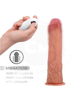 Cock Miller - Vibratore Realistico con Ventosa e Telecomando 20,5 Cm