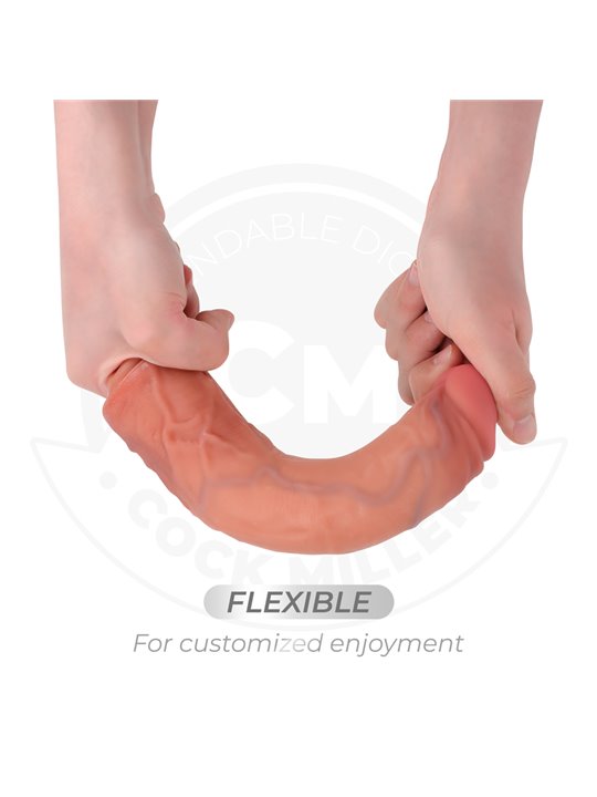 Cock Miller - Realistic Vibrator with Suction Cup and Remote Control 20.5 cm