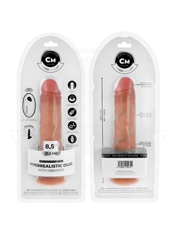 Cock Miller - Realistic Vibrator with Suction Cup and Remote Control 21.5 cm