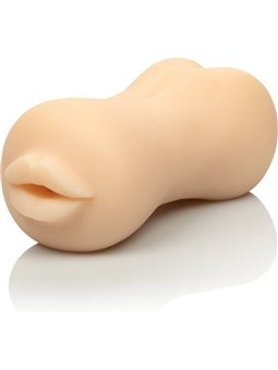CalExotics Stroke It Mouth/Ass - Masturbatore Maschile Bocca e Ano Realistici
