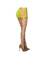 Chilirose CR 4867 - Neon Green Fishnet Stockings Size S/M