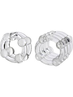 CalExotics Colt Enhancer Rings - Set di 2 Anelli Fallici in Silicone Liquido