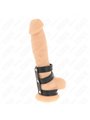 Kink - Triple Real Leather Cock Ring with Snap Closure