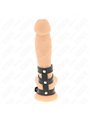 Kink - Triple Real Leather Cock Ring with Snap Closure