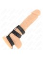 Kink - Triple Real Leather Cock Ring with Snap Closure