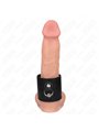 Kink - Real Leather Cock Ring with Snap Closure 18x5 cm