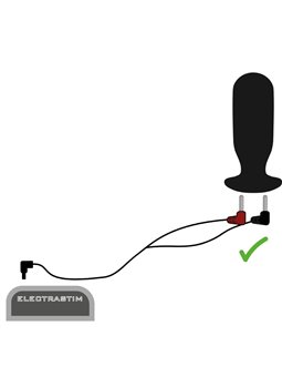 Electrastim Consumables - 90 Degree Angled Cables for Stimulator