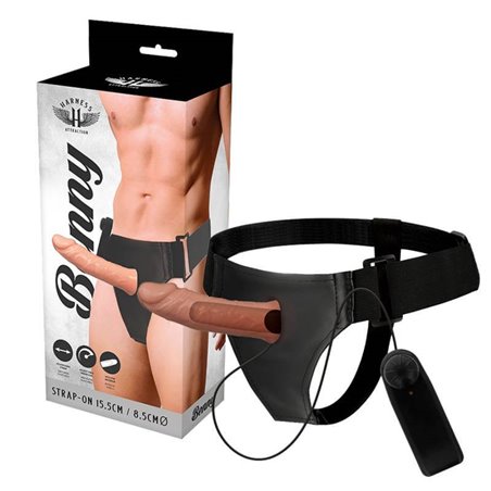 Harness Attraction - Rnes Hollow Benny With Vibrator 15 X 4.5Cm