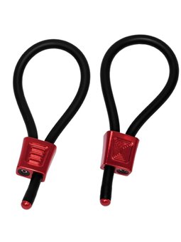 Electrastim Prestige - Anelli Fallici con Choke in Alluminio Rosso