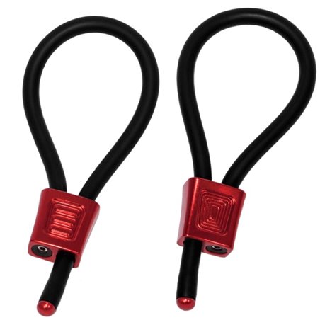 Electrastim Prestige - Cock Rings with Red Aluminium Choke