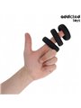 Addicted Toys - Set of 3 Flat Silicone Cock Rings in Black