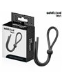 Addicted Toys - Single Ring Silicone Cock Rope Black