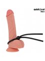 Addicted Toys - Single Ring Silicone Cock Rope Black