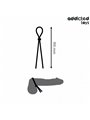 Addicted Toys - Single Ring Silicone Cock Rope Black