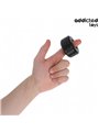 Addicted Toys - Anello Fallico in Silicone con Spessore Extra Nero