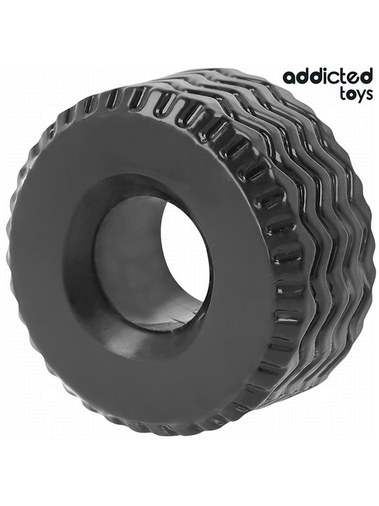 Addicted Toys - Extra Thick Silicone Cock Ring Black