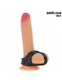 Addicted Toys - Silicone Cage Cock Ring Black