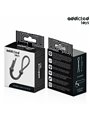 Addicted Toys - Double Ring Silicone Cock Rope Black