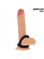 Addicted Toys - Thick Triple Silicone Cock Ring Black