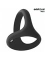 Addicted Toys - Thick Triple Silicone Cock Ring Black