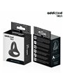Addicted Toys - Thick Triple Silicone Cock Ring Black