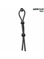 Addicted Toys - Triple Ring Silicone Cock Rope Black