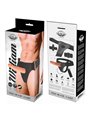 Harness Attraction - Willian Hollow Rnes with Vibrator 17 X 4.5CM