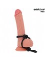 Addicted Toys - Adjustable Silicone Penis Strap Black