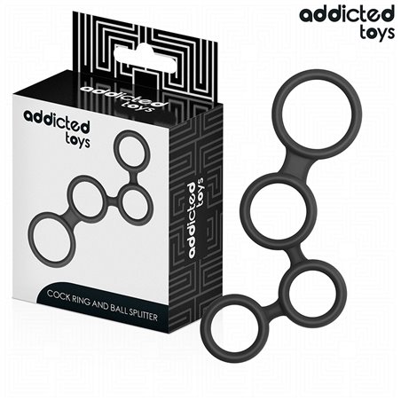 Addicted Toys - Anello Fallico con Divisore per Testicoli in Silicone