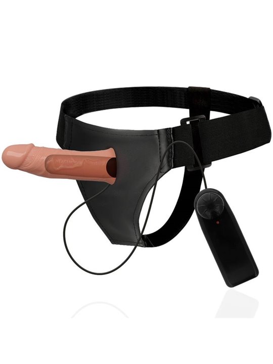 Harness Attraction - GRegory Hollow Rnes with Vibrator 16.5 X 4.3CM